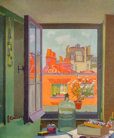 Una ventana en Warren Street, c. 1922 de F. Gregory Brown