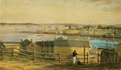 Circular Quay, Sídney, c.1870 de F. Halsted