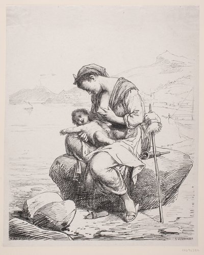 Una joven madre de F. Hendriksen