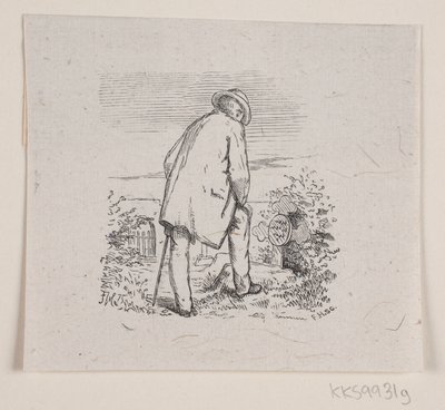 Ilustración para "Las últimas horas", poema de H. J. Greensteen de F. Hendriksen