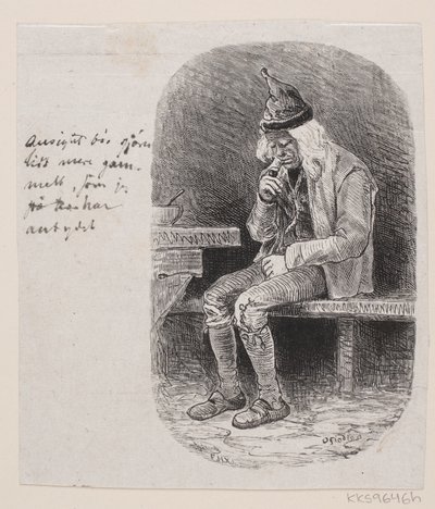 Ilustración para "El séptimo padre en la casa" de F. Hendriksen