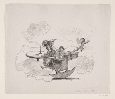 Ilustración para Grundtvig: "El día firmado" de F. Hendriksen