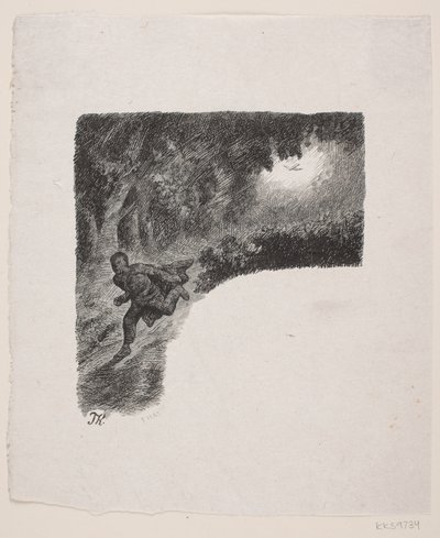 Ilustración para "El pájaro dorado" de F. Hendriksen