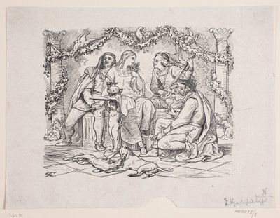 El tribunal del amor en Narbona de F. Hendriksen