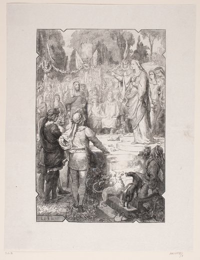El tribunal del amor en Narbona de F. Hendriksen