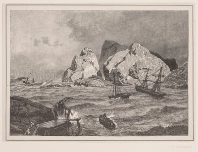 Nødhavn en la costa noruega de F. Hendriksen
