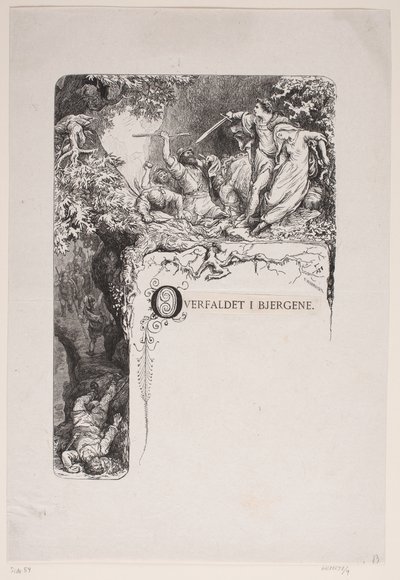 Overfaldet i bjergene de F. Hendriksen