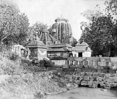 Templo Lingaraj, Bhubaneswar, Orissa, India de F. L. Peters