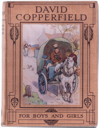 Diseño de portada, ilustración de David Copperfield, 1914 de F. M. B. Blaikie