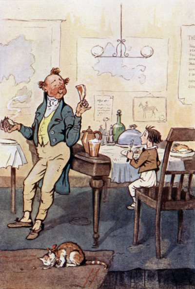 Ilustración para David Copperfield de F. M. B. Blaikie