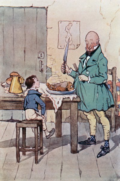 Ilustración para David Copperfield de F. M. B. Blaikie