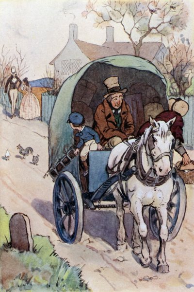Ilustración para David Copperfield de F. M. B. Blaikie