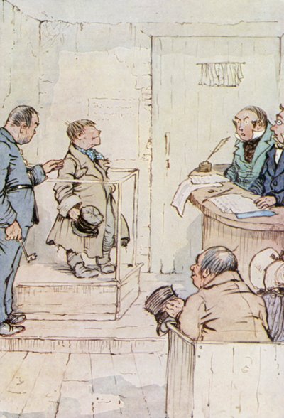 Ilustración para Oliver Twist de F. M. B. Blaikie