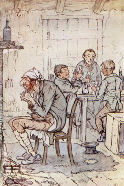Ilustración para Oliver Twist de F. M. B. Blaikie