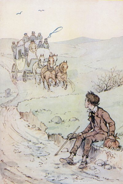 Ilustración para Oliver Twist de F. M. B. Blaikie