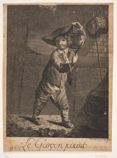 "Le Garçon Jouant" de F. Schüerer