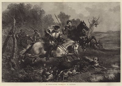 Caza de jabalíes de F. Tayler