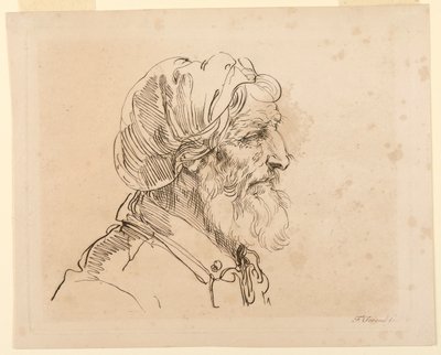 Cabeza de un hombre de F. Torond, English