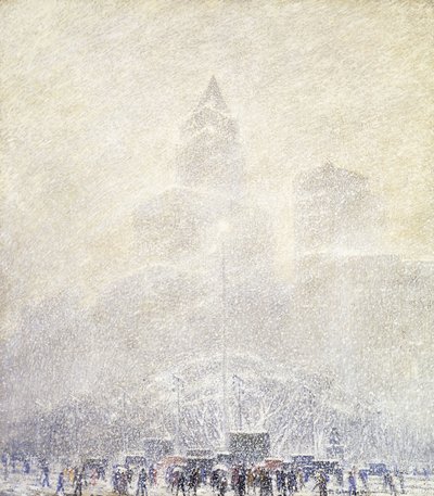Luz eterna, Madison Square, invierno de F. Usher de Voll