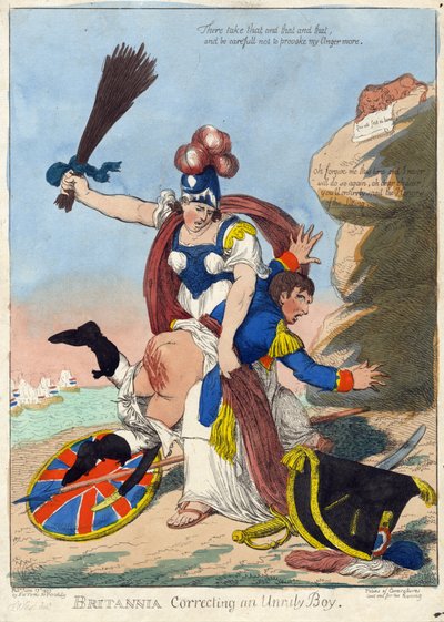 BRITANNIA Corregir a un niño rebelde (Napoleón) de F. Williams