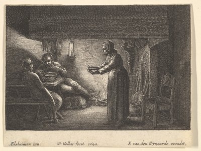 El sátiro y el campesino de F van den Wyngarde