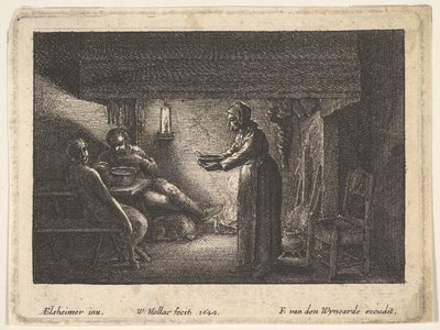El sátiro y el campesino de F van den Wyngarde