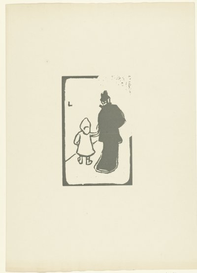 Mujer caminando con niño Paseo L