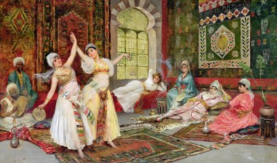 Dancing Girls (óleo sobre lienzo) de Fabio Fabbi