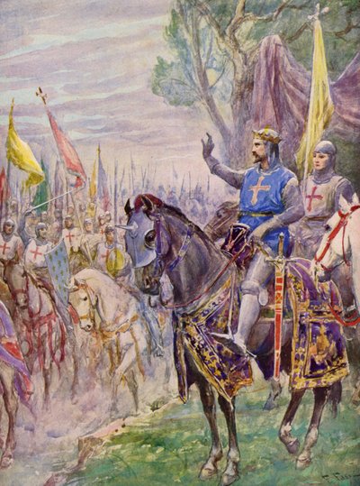 La Gerusalemme Liberata de Torquato Tasso: Canto 1, estrofa 35 (litografía en color) de Fabio Fabbi