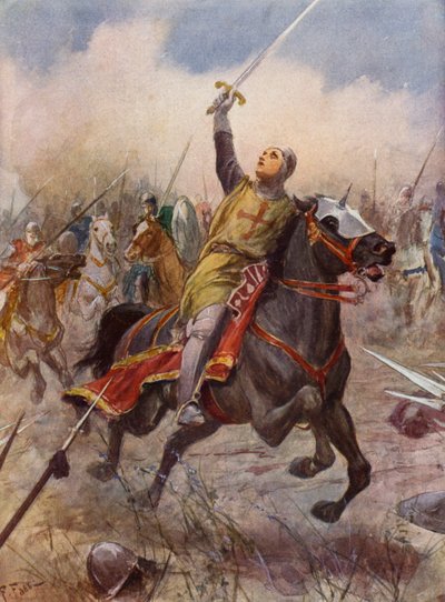 La Gerusalemme Liberata de Torquato Tasso: Canto VIII, estrofa 17 (litografía en color) de Fabio Fabbi