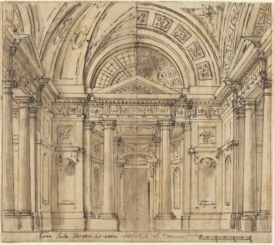 Diseño para la entrada a un salón de Fabrizio Galliari