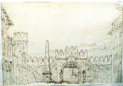 Escenografía de F. Galliari para la ópera de Antonio Vivaldi 