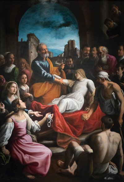 San Pedro resucita a Tabita de Fabrizio Santafede