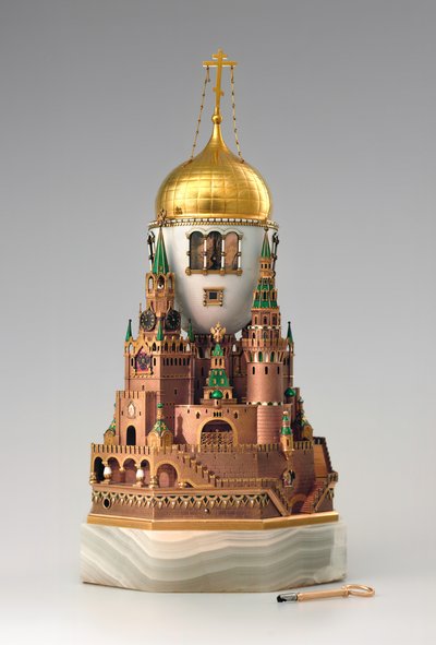 Huevo de Pascua del Kremlin de Moscú, 1904-1906 de Factory Fabergé Russian Master