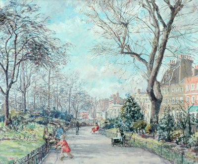 Jardines de Cheyne Walk, c.1938 de Fairlie Harmar