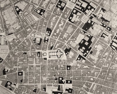 Mapa de Florencia (detalle) de Fantozzi