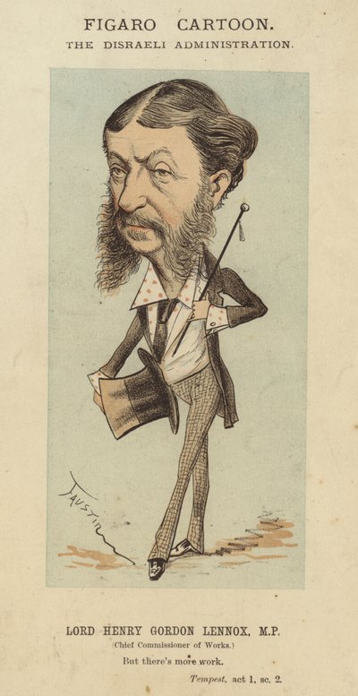 Lord Henry Gordon-Lennox, político conservador británico y ministro del gobierno en la administración de Benjamin Disraeli de Faustin (b.1847)