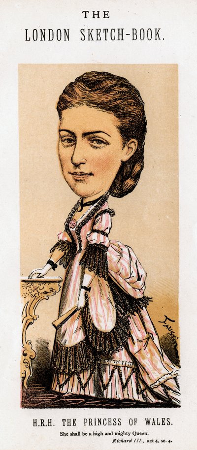 Alejandra de Dinamarca, Princesa de Gales, 1874 de Faustin