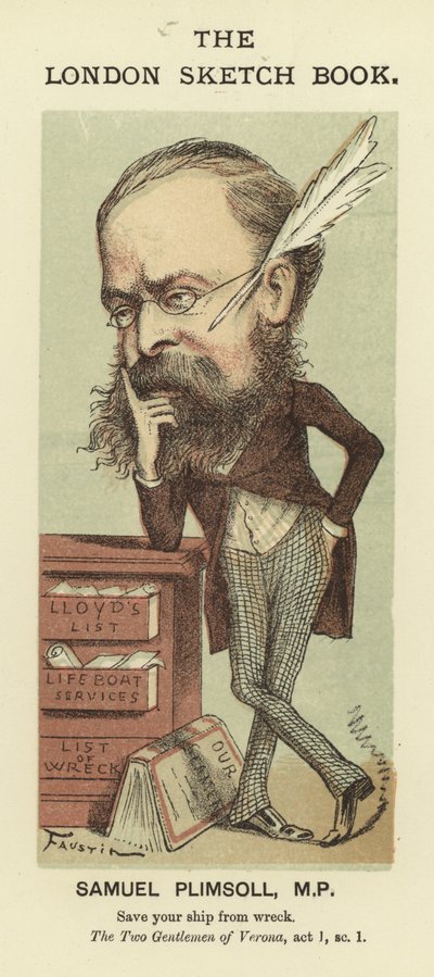 Caricatura de Samuel Plimsoll de Faustin