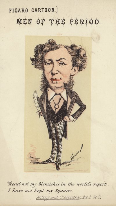 Figura de un hombre sosteniendo una pluma de Faustin