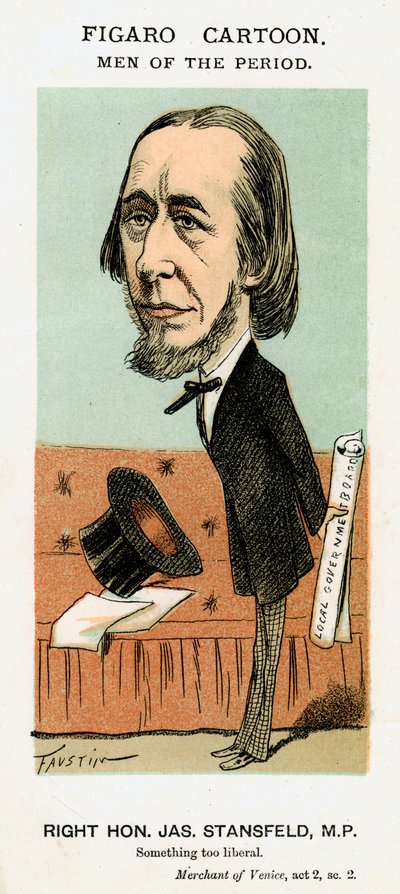 James Stansfeld, político británico, c1871-1874 de Faustin