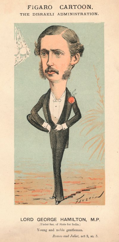 Lord George Hamilton, M.P., c1870 de Faustin