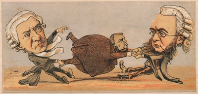 Sr. Hawkins, Q.C. y Dr. Kenealy Q.C., 1874 de Faustin