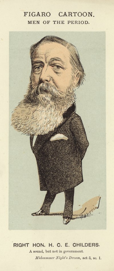 Retrato de H C E Childers de Faustin