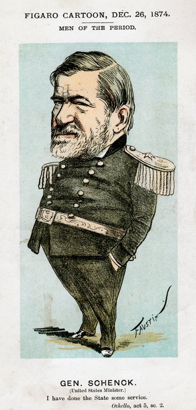 Robert C Schenck, general del ejército de EE.UU. y diplomático de Faustin