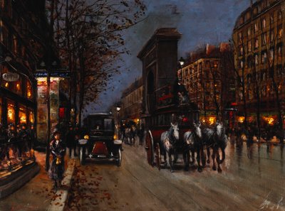 El Boulevard St. Denis, París de Fausto Giusto