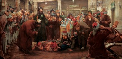 Ceremonia derviche de Fausto Zonaro