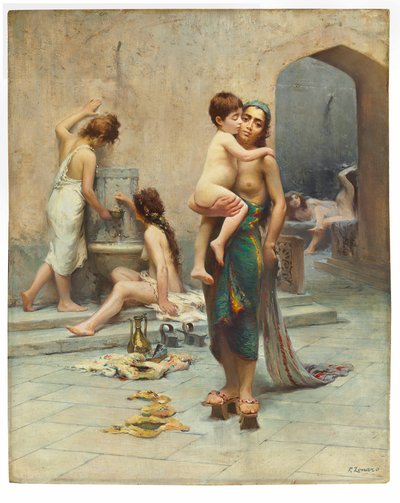Hamam - il bagno, c.1891-1902 de Fausto Zonaro