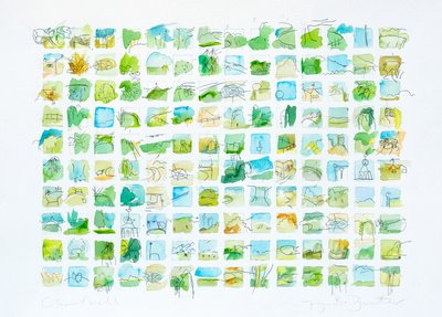 Chartwell, 2020 (acuarela y tinta sobre papel) de Faye Bridgwater