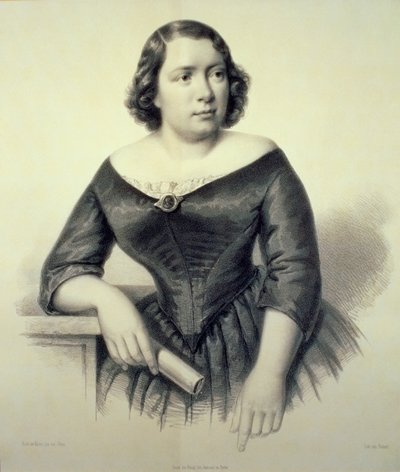 Maria Alboni - retrato de la contralto italiana, 6 de marzo de 1823 - 23 de junio de 1894 de Feckert Feckert